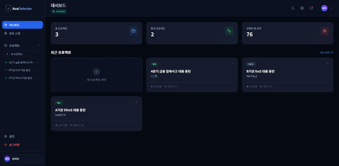 AVA-Defender Dashboard